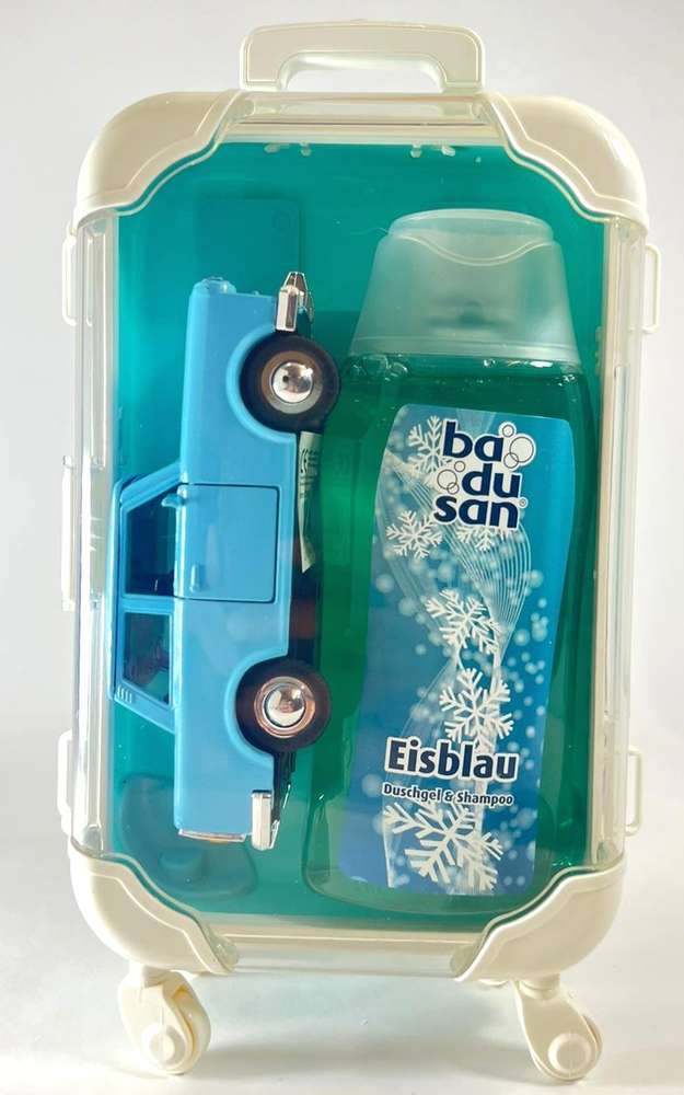 Geschenkset Koffer mit Trabi