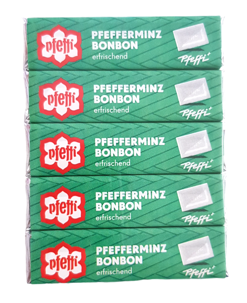 pfeffi Pfefferminz Bonbon 5er
